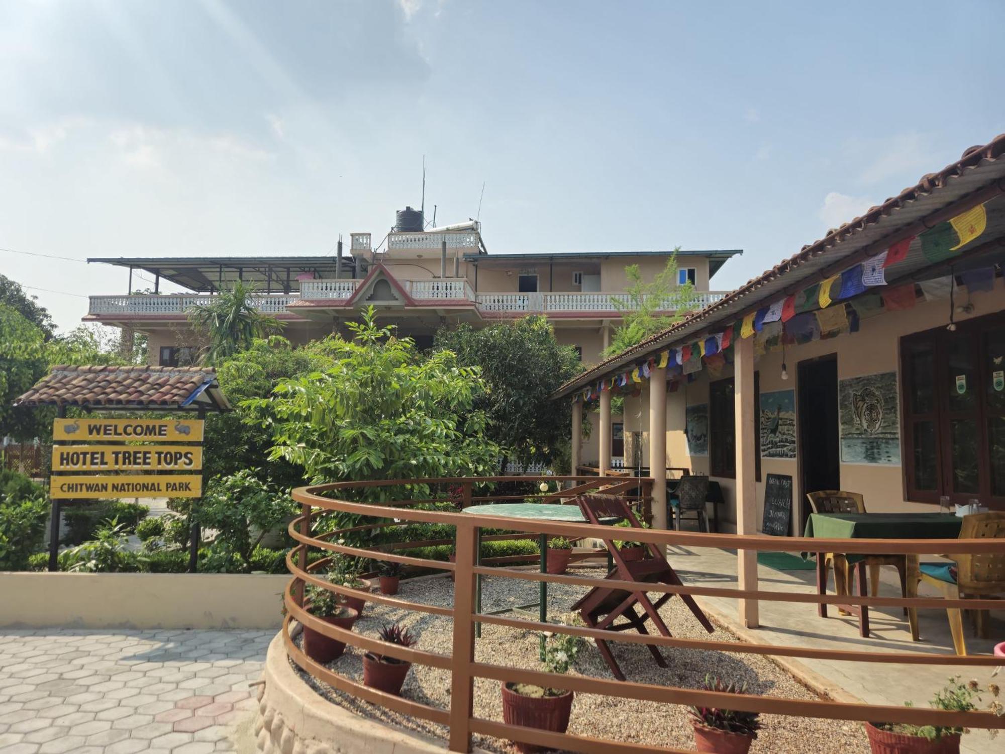 Hotel Tree Tops Sauraha Zewnętrze zdjęcie